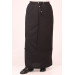 Plus Size Two Thread Piece Skirt-Black