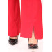 Large Size Front Slit Spanish Trousers - Red