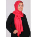 Combed Cotton Shawl - Red