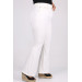 Plus Size Flare Jeans - White