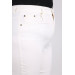 Plus Size Flare Jeans - White