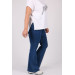 Plus Size Flared Jeans - Blue