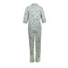 Short Sleeve Front Buttoned Pajama Set