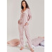 Front Buttoned Satin Pajama Set