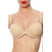 Plain Fabric Multi Padded Strapless Bra