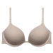 Plain Fabric Support Padded Mid Cut Bra