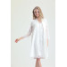 Cotton Lace Dressing Gown Nightgown Set