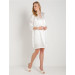 Plain Satin Fabric Short Dressing Gown