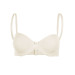 Plain Fabric Strapless Water Bra