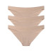 3 Pack Regular Panties With Plain Combed Fabric