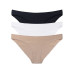 3 Pack Regular Panties With Plain Combed Fabric