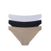 3 Pack Regular Panties With Plain Combed Fabric