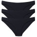 3 Pack Regular Panties With Plain Combed Fabric