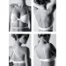 Sponge Plain Fabric Bean Support Padded Bra