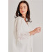 Single Dressing Gown With Embroidered Pattern