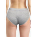 Combed Cotton High Waist Panties