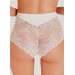 Lilac Fabric High Waist Lace Panties