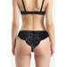 Fabric Front Lace Back Panties