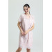 Self Embroidered Patterned Nightgown