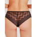 Leather Zigzag Lace Panties