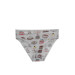 Patterned Cotton Basic Women Bikini Panties