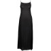 Black Tulle Rope Strap Stoned Long Women Nightgown