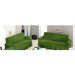 غطاء أريكة مقاس كبير ثلاثي عدد 2 اخضر