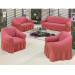 Sofa Cover 4 Pieces Dusty Rose