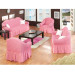 Sofa Cover 4 Pieces Pink