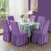 Lilac Skirted Chair Cover Set Of 2