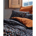 Cotton Box Dark Ranforce Single Duvet Cover Set-Colin Cinnamon