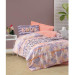 Cotton Box Young Room Single Duvet Cover Set With Fitted Sheets-Love Powder