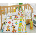 Cotton Box Ranforce Baby Bedding Set-Playground Turquoise
