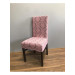 Mandaş 1 Piece Jacquard Elastic Skirtless Chair Cover - Powder