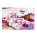 Özdilek Licensed Single Children's Duvet Cover Set With Fitted Sheets-Minnie Mouse Trend