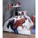 Özdilek Licensed Single Child Duvet Cover Set With Fitted Sheets-Spiderman Super Hero Red