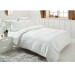 Özdilek Cotton Satin Double Duvet Cover Set-Line White (4 Pillows)