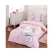 Özdilek Ranforce Single Child Duvet Cover Set-Unicorn Pink