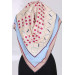 Mixed Pattern Rayon Scarf Baby Blue