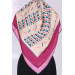 Mixed Patterned Rayon Scarf Plum