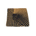 Optical Patterned Twill Scarf Mustard