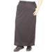 Plus Size Two Thread Pocket Detailed Skirt Black