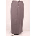 Plus Size Two Thread Piece Skirt Anthracite