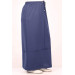 Plus Size Two Thread Piece Skirt Navy Blue