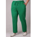 Women's Green Large Size Skinny Pants