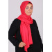Combed Cotton Shawl Red