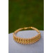 Gold Plated Monogram Design Women Bracelet