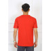 Men's Red 100% Cotton T-Shirt
