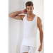 Men's White 100% Cotton Combed Undershirt 3 Pack