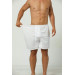 Men's White Large Size Boxers 2 Pack
